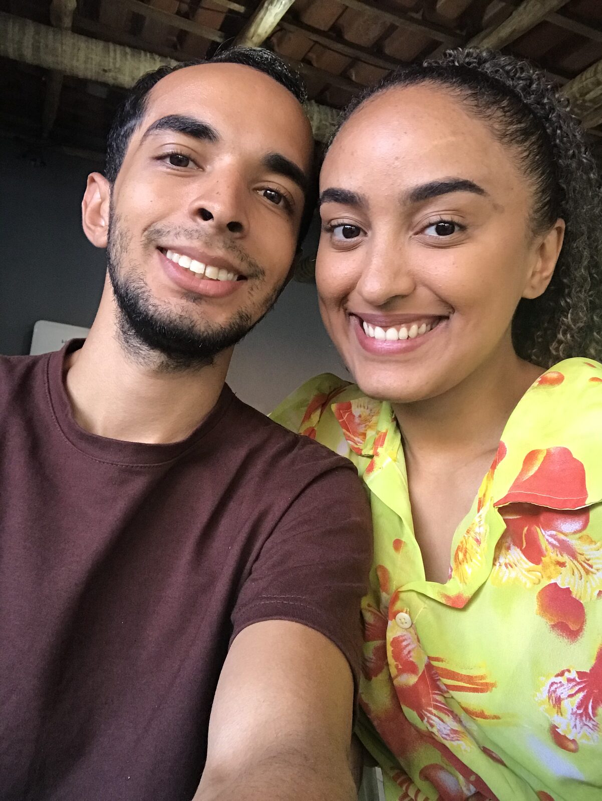 Nós sorrindo juntos