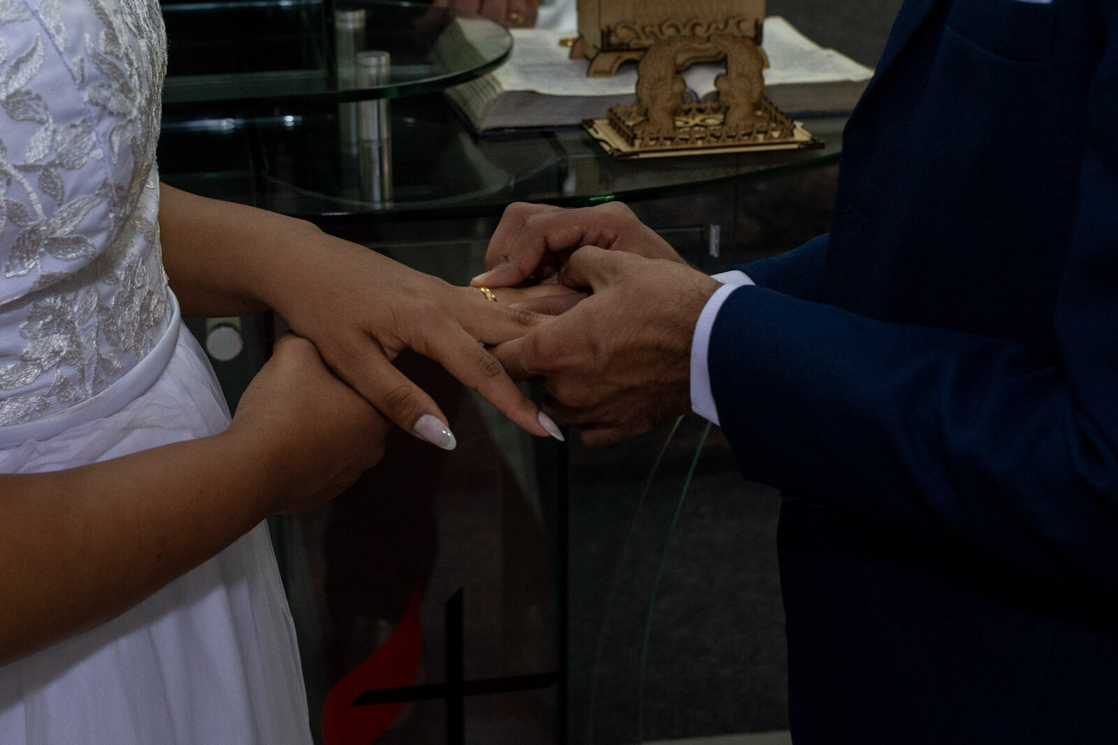 Nossas mãos no casamento